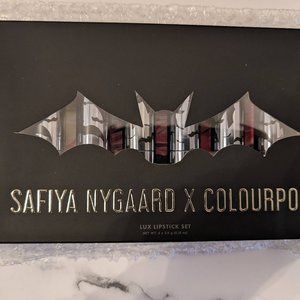 RARE NIB Safiya Nygaard x Colourpop Lux Lipstick Set 🦇 6 Lipstick Collection
